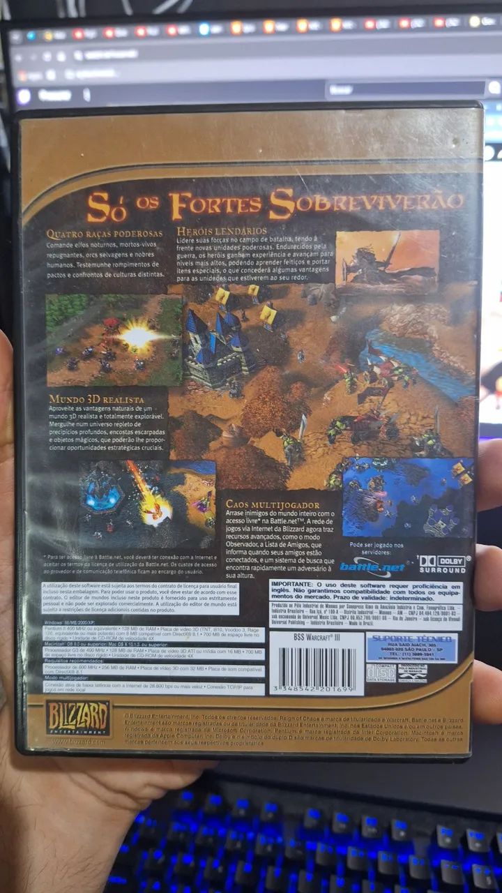Warcraft III: Reign of Chaos - PC - CD-ROM - Foto 2