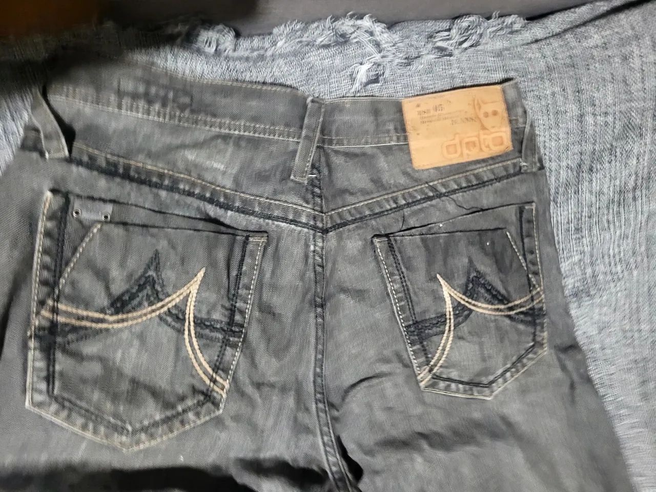 Calça Jeans Masculina Cinza, Departamento. - Foto 3