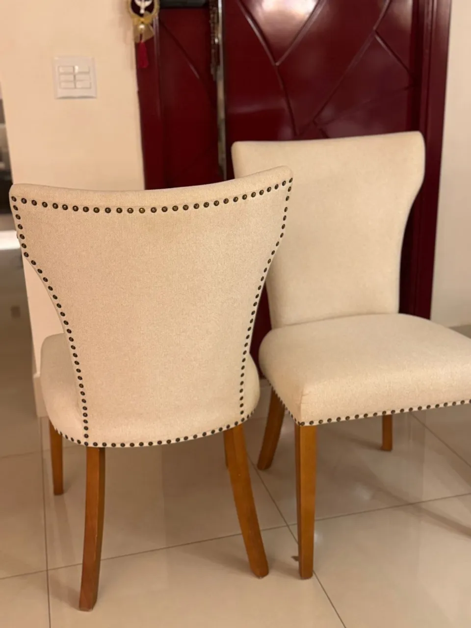 Conjunto de Cadeiras de Jantar Elegantes