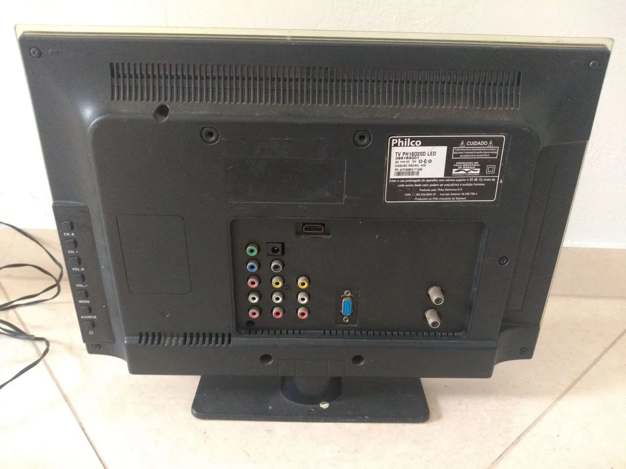 Tv led 16" com conversor  - Foto 5