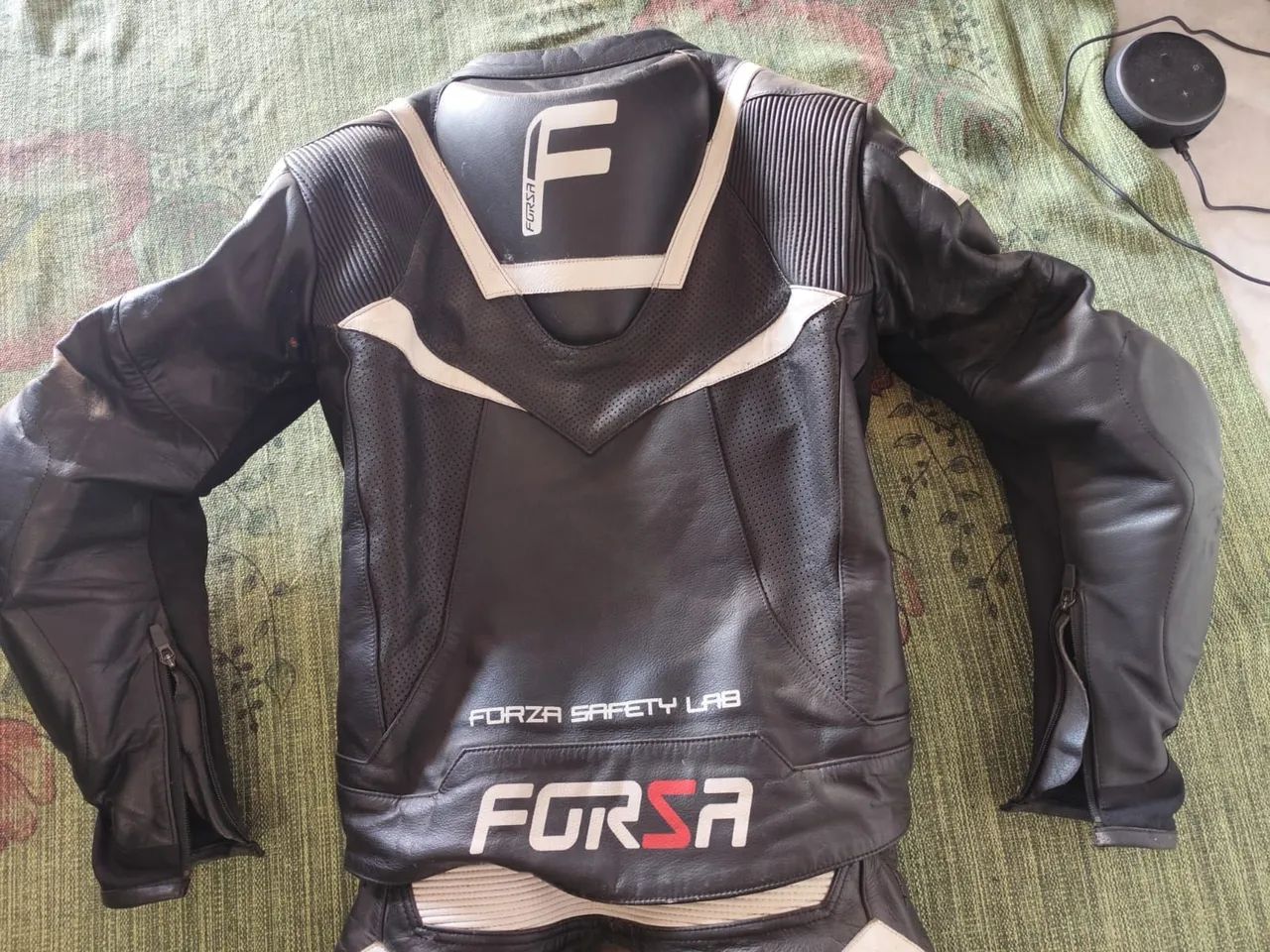 Macacão de Couro para Motociclista FORSSA - Tamanho 50 - Foto 5