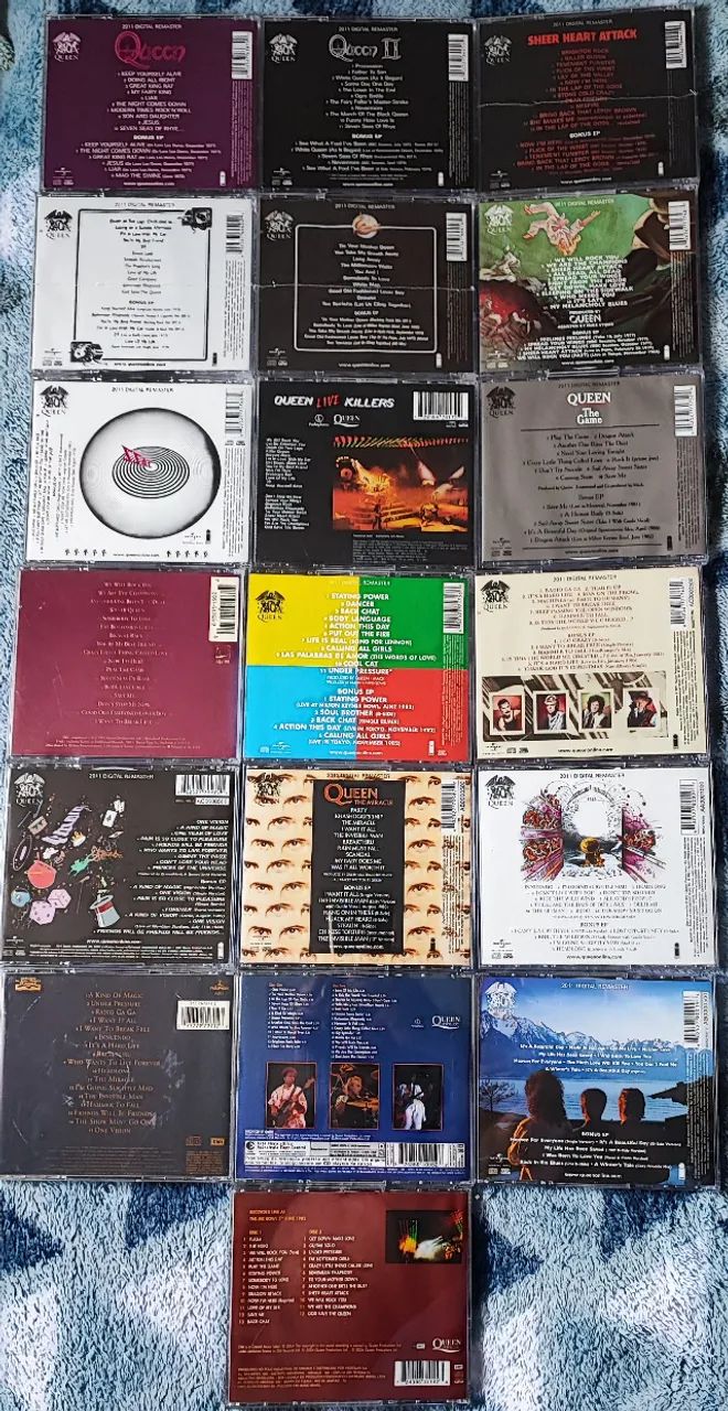 CD Queen - Coleção Discografia Lote - CDs, DVDs etc - Saguaçu
