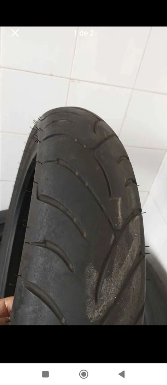 Pneu 120/70-15 moto  - Foto 2