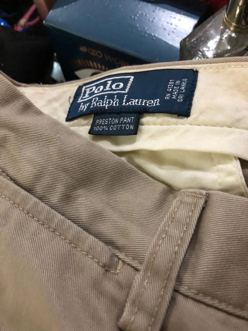 Calça Polo Ralph Lauren Chino Bege - Foto 4