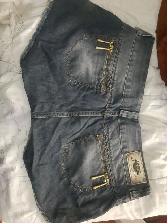 Short Jeans Desfiado Feminino - Foto 3