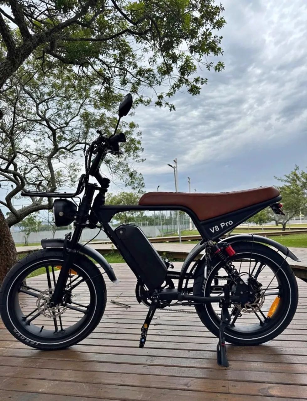 Bicicleta elétrica V8 Pro 2025 - 1000W