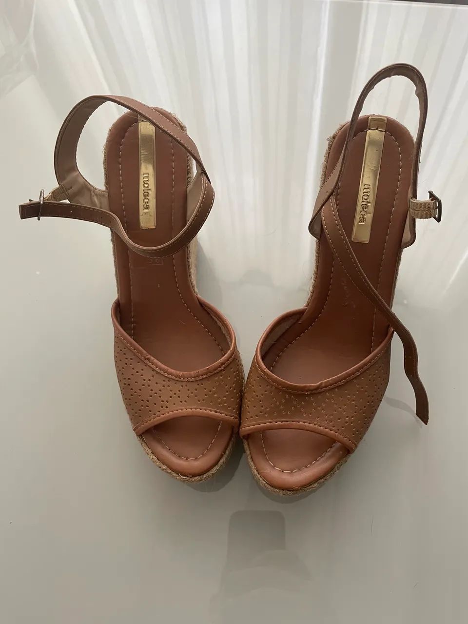 Sandália Moleca salto tamanho 37