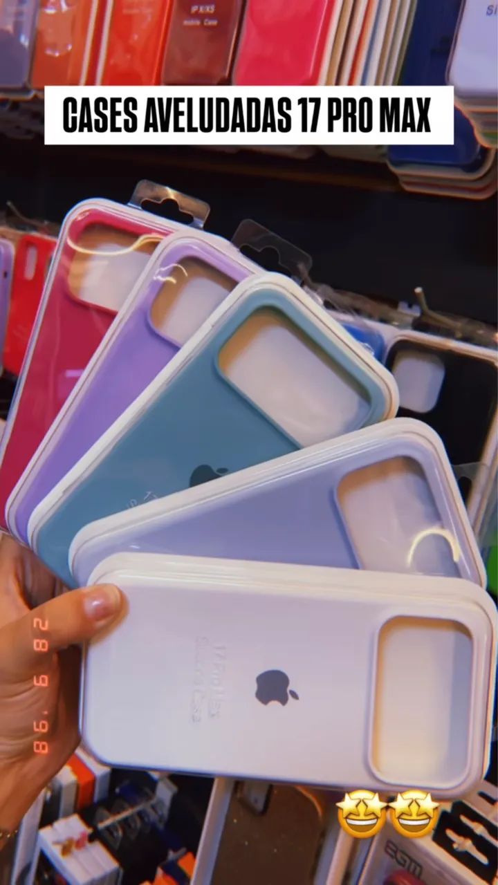 Cases De Silícone para iPhone 17 Pro Max 