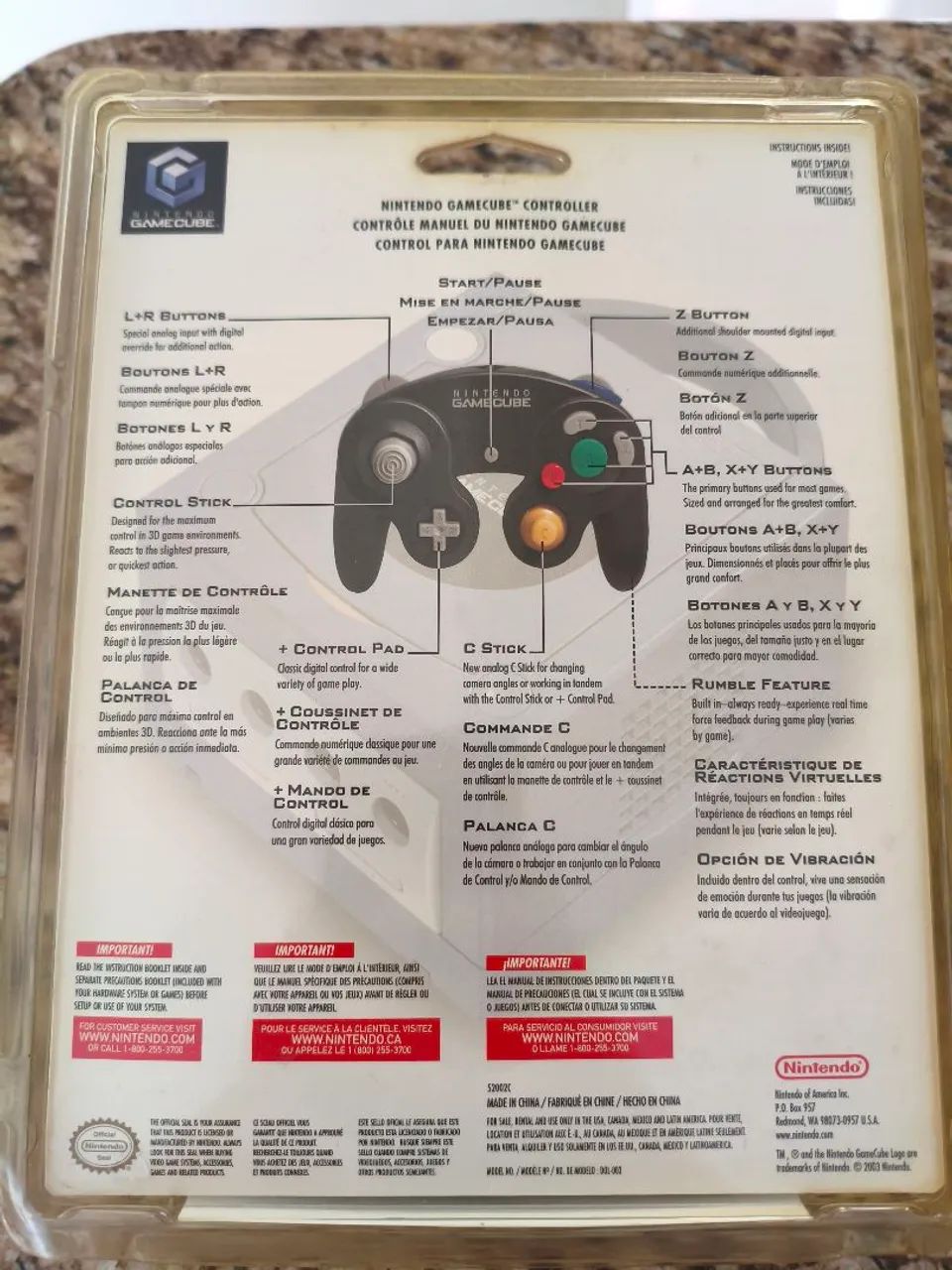 Original sealed GameCube controller64292482483458121