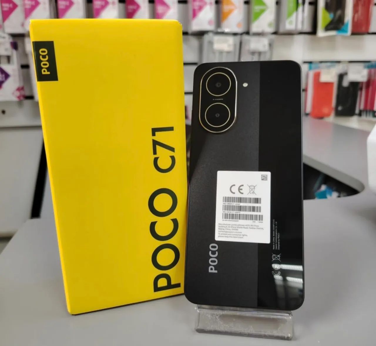 Poco C71 64Gb/3Ram azul - Dourado - Novo, Desempenho e Câmera
