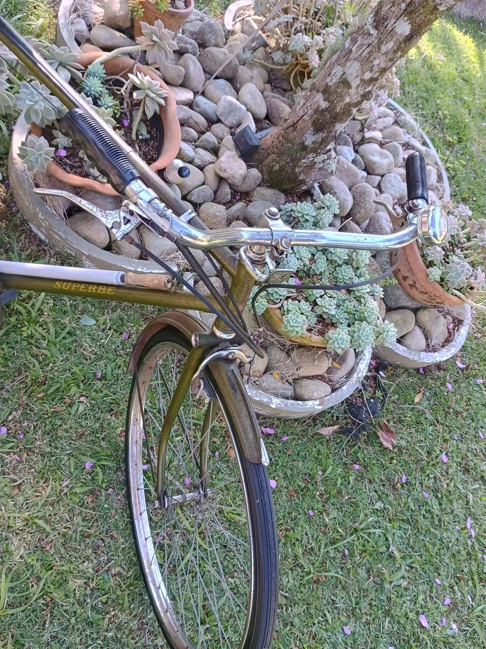 Bicicleta Raleigh italiana 1959 pintura original Antiga - Foto 2