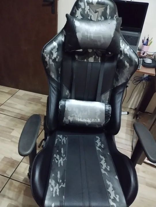 Cadeira thunderx3 verde militar