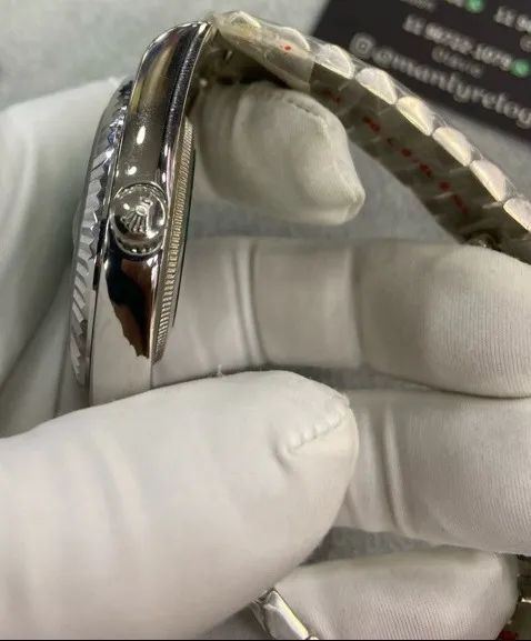 Relógio Rolex Automático Presidente Mostrador Verde RARIDADE  - Foto 5