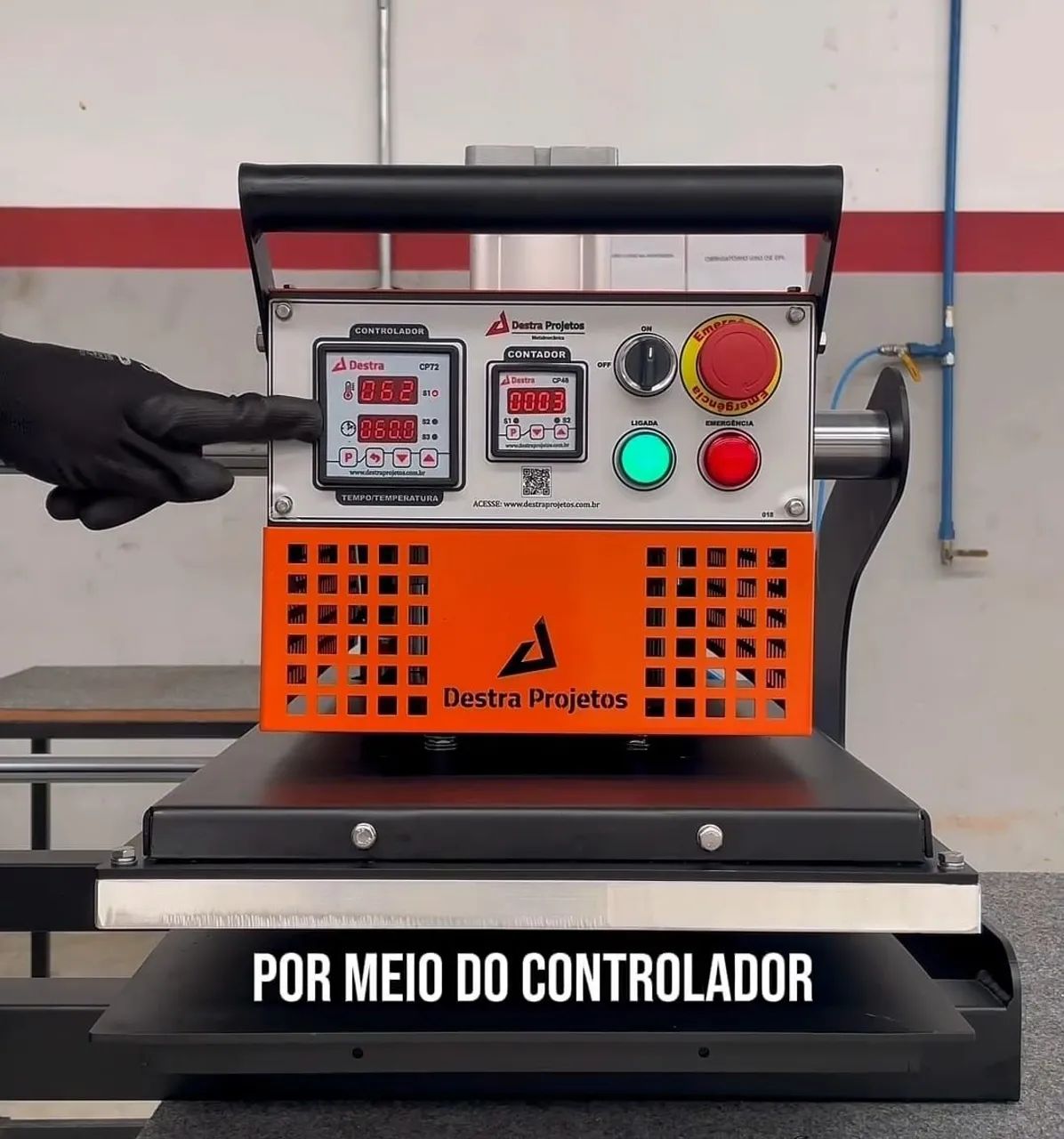 Prensa Semi-automatica 220v  Para Sublimação e Transfer