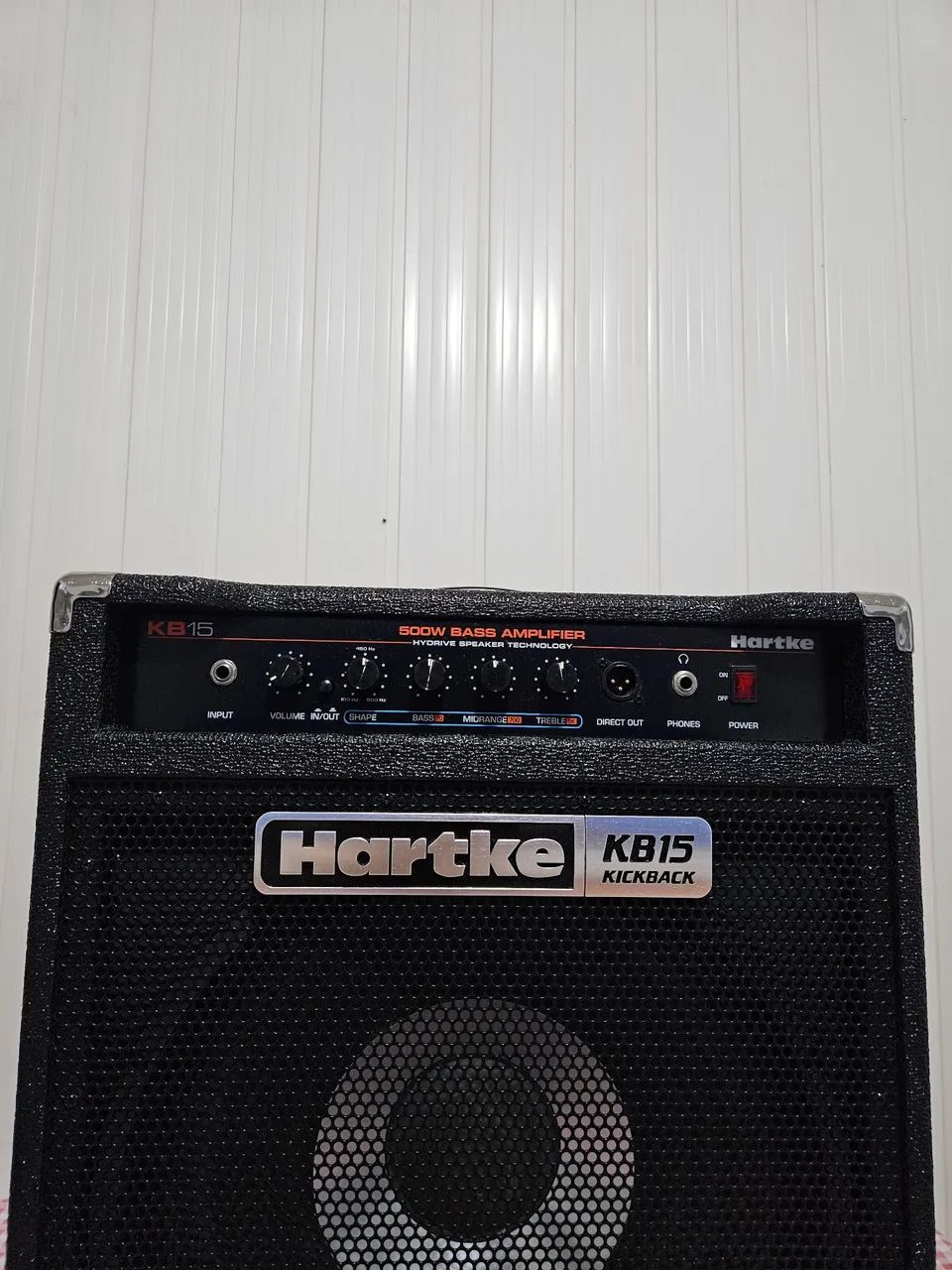 Hartke kb 15 500w NOVO cubo amplificador de baixo Kickback 16kg 12x R$615 cartão 