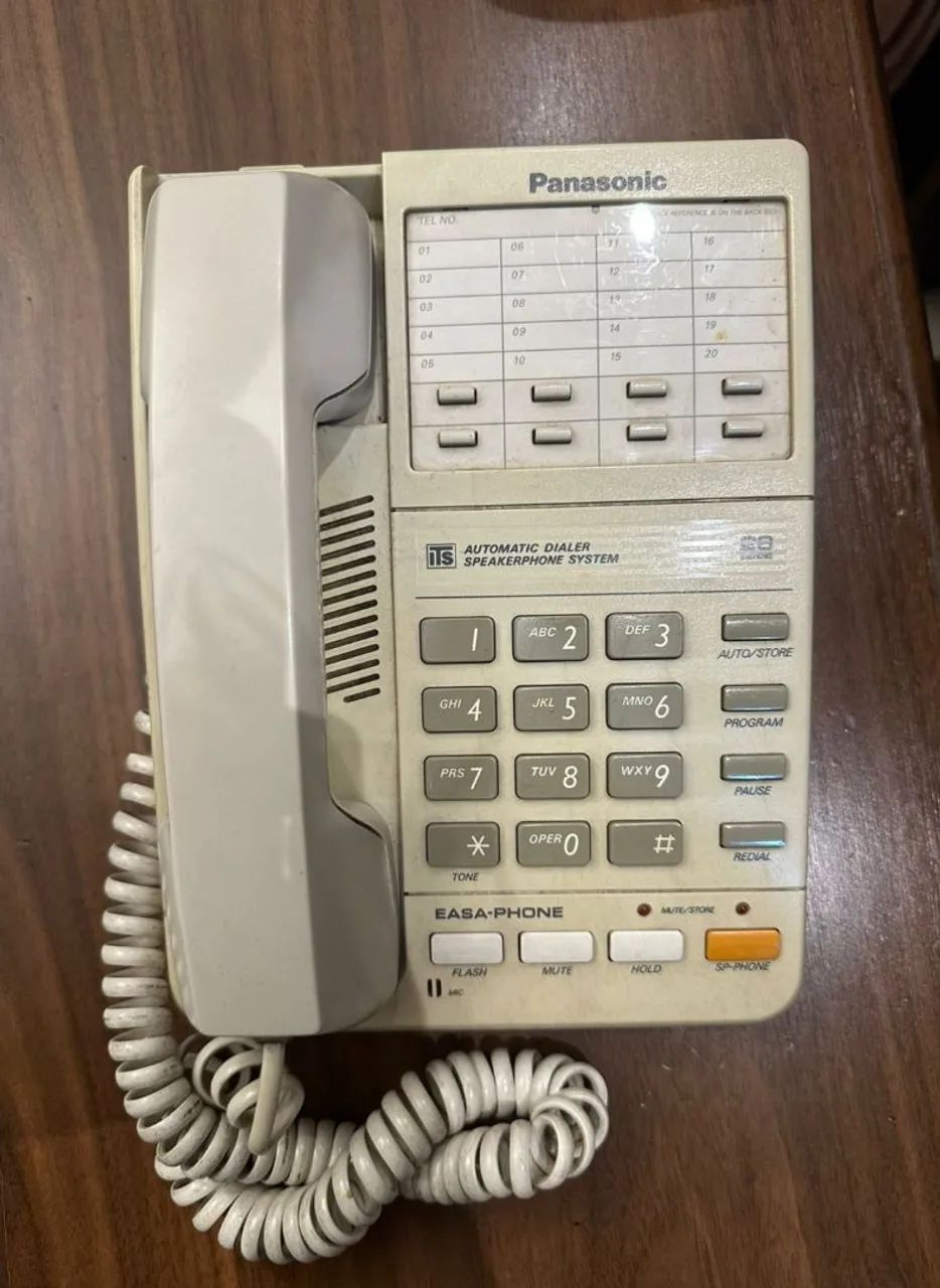2 Telefones Fixo Panasonic EASA-PHONE 