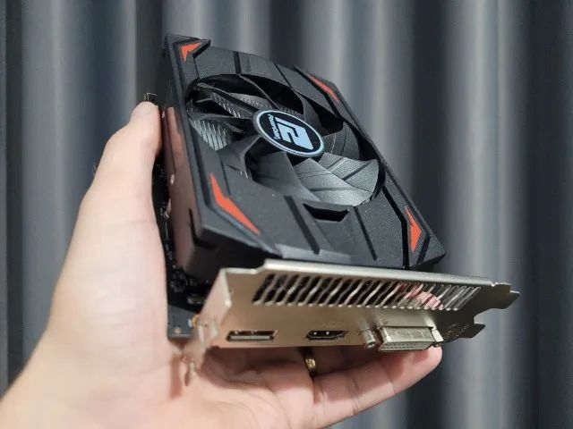Placa de Vídeo PowerColor RX 550 4GB GDDR5 - Excelente Custo-Benefício - Foto 3