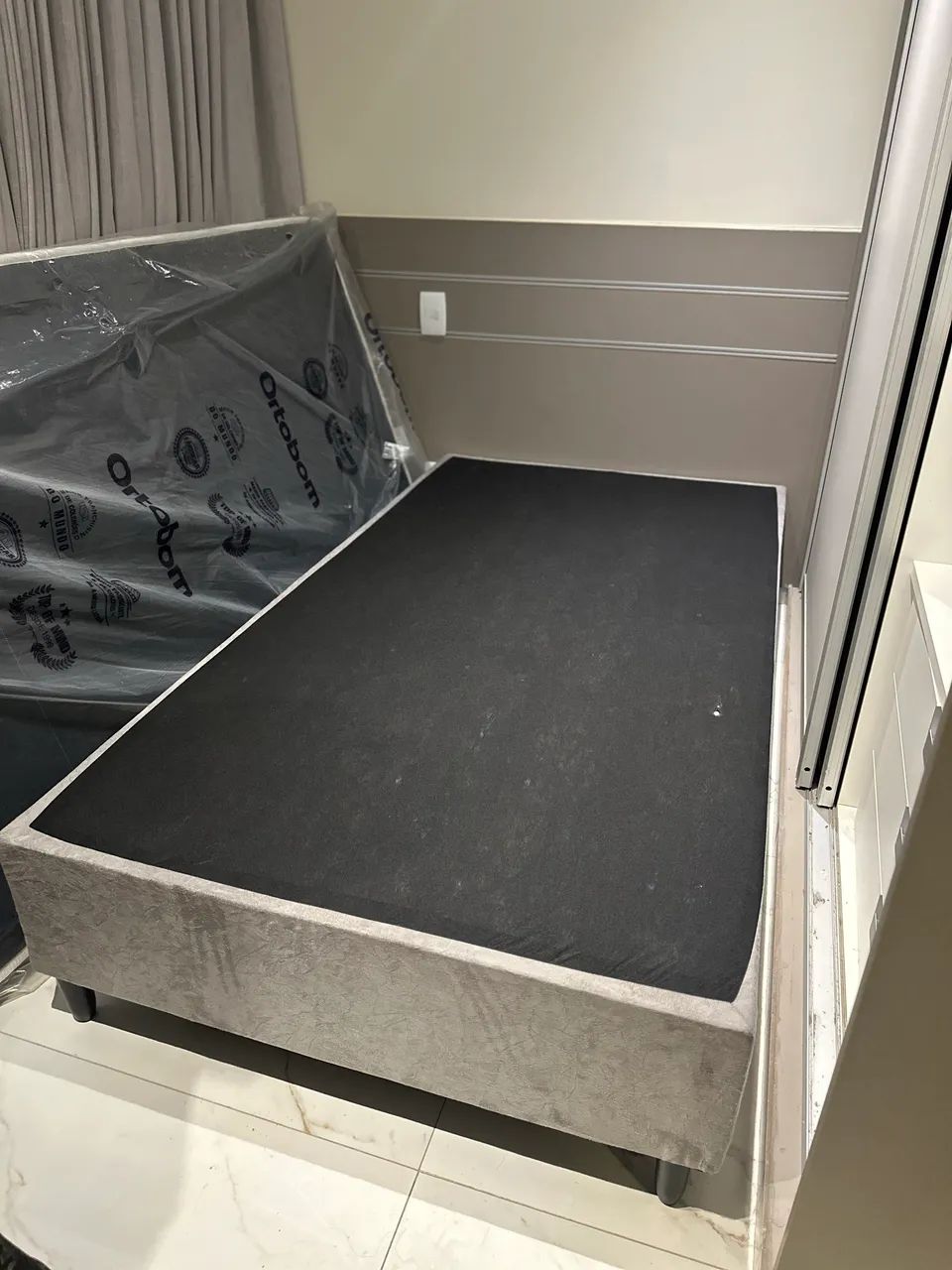 Solteiro base box - Nova Direto da Fábrica 