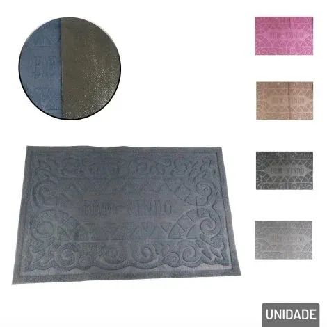 [Novo] Tapete de PVC e Poliéster 38x58cm. Últimas Unidades! - Foto 2