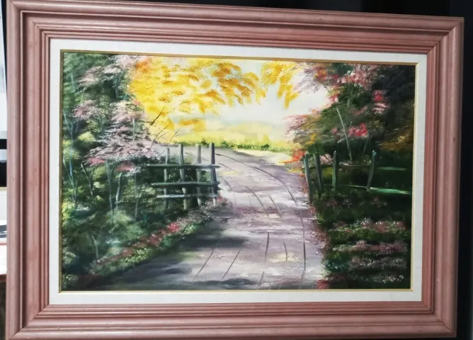 Tela pintada a óleo