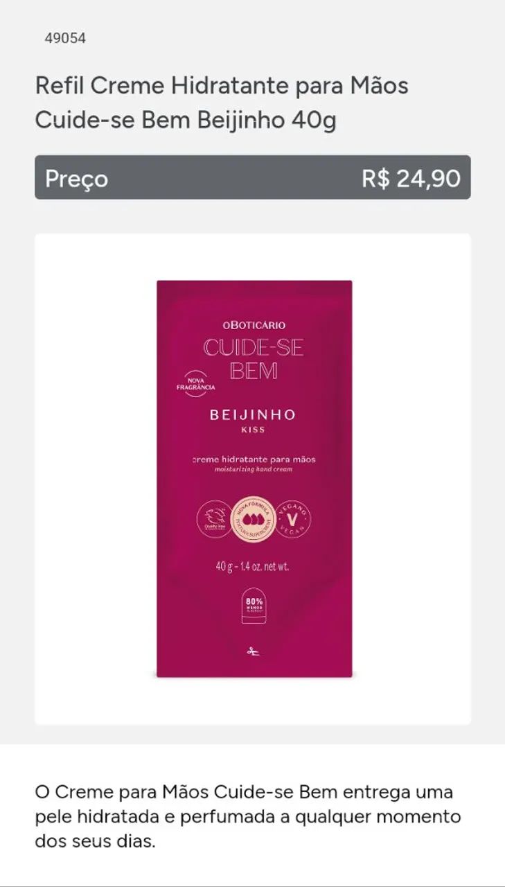 Refil Loção Hidratante Desodorante Corporal Cuide-se Bem Deleite 350ml - Foto 4