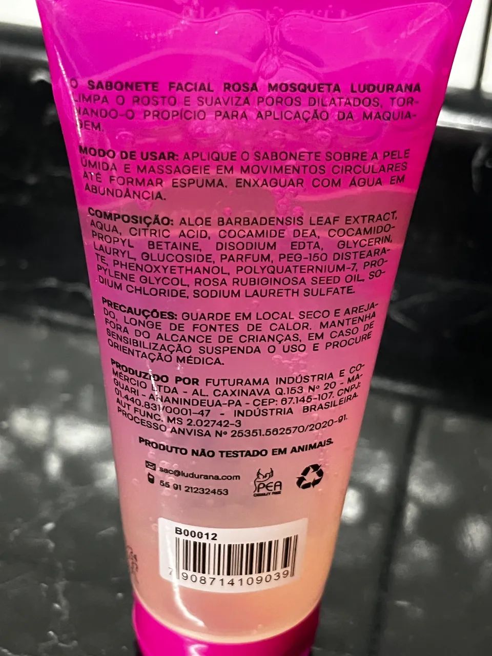 Kit Esfoliante Facial Pré e Pós Maquiagem com Rosa Mosqueta Babosa - Foto 4