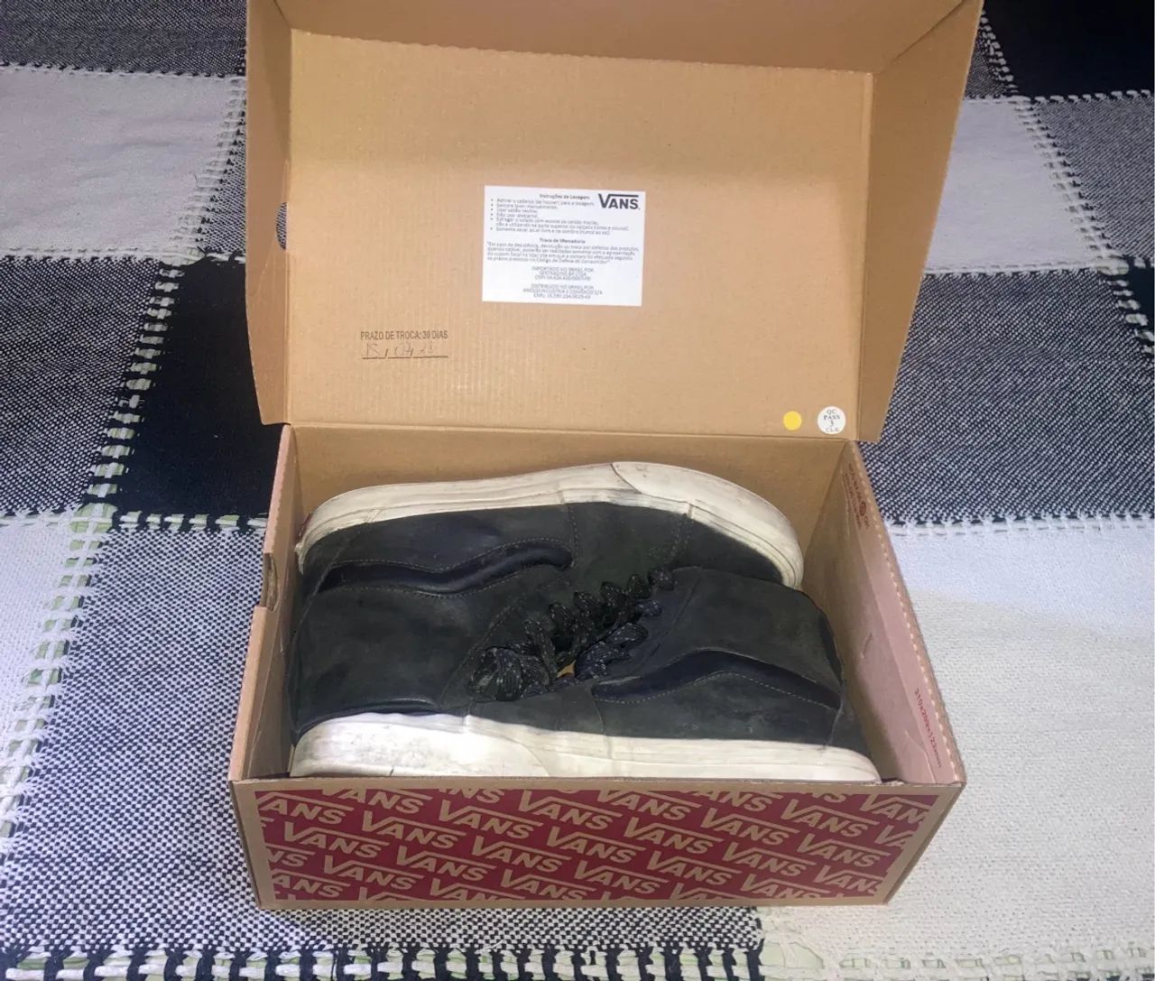 Tênis Vans Sk8-Hi Oliva escuro - Foto 5