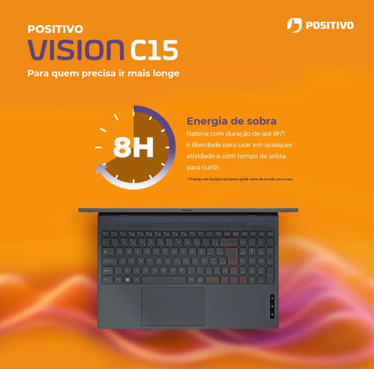 Notebook Positivo com Lumina Bar - c15  - Foto 2