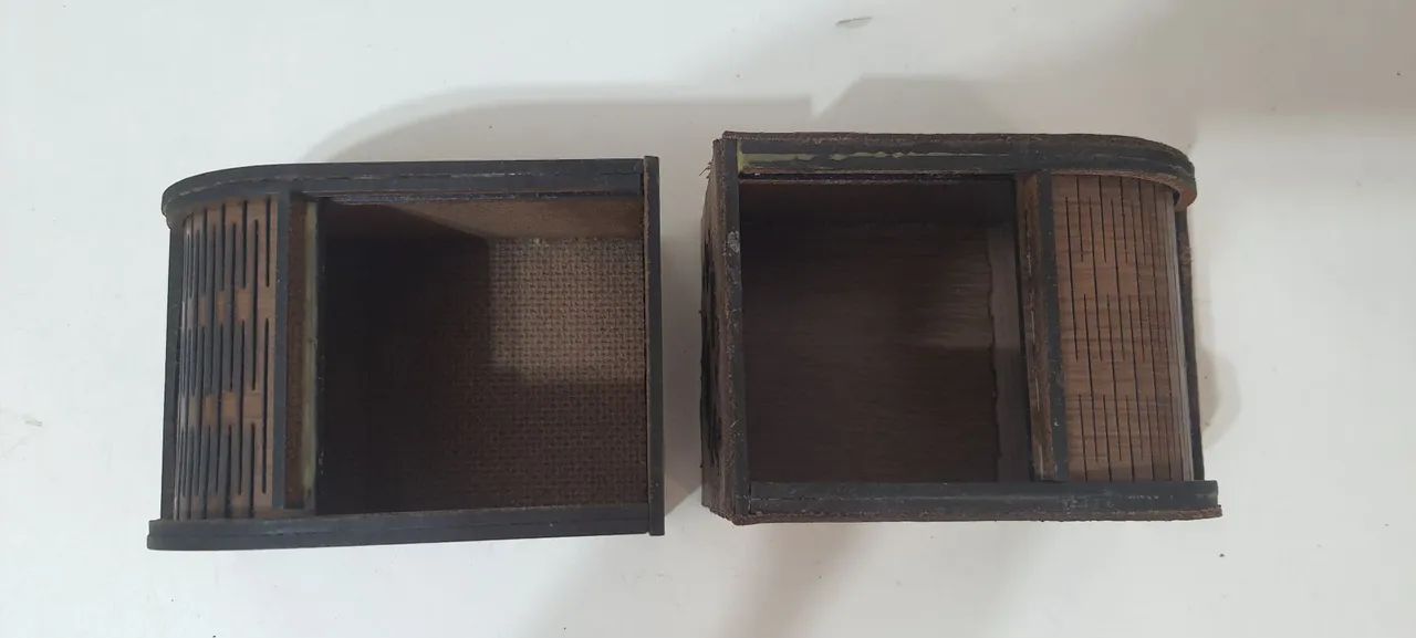 Porta jóias com impressão laser e couro - Foto 5
