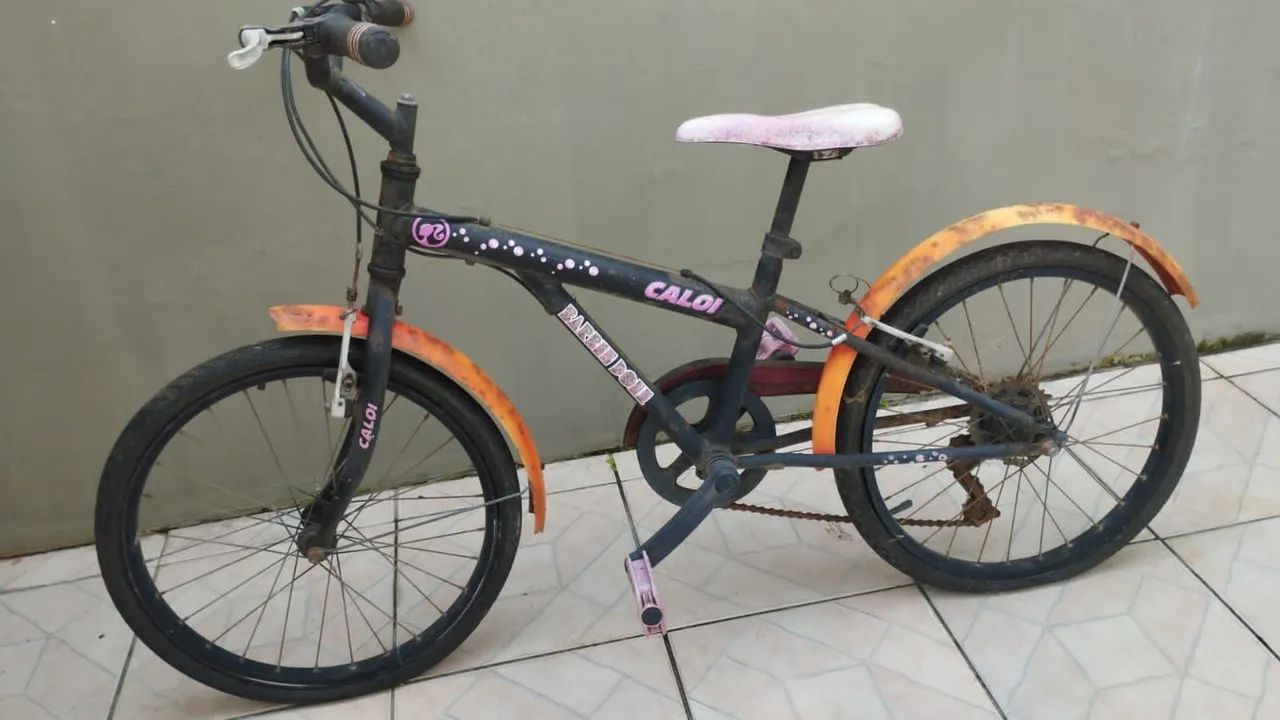 Bicicleta caloi barbie