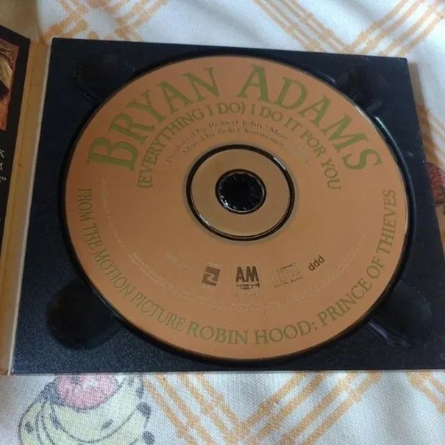 Bryan Adams - (Everything I Do) I Do It For You CD Single Importado TSO do Filme Robin Ho - Foto 4