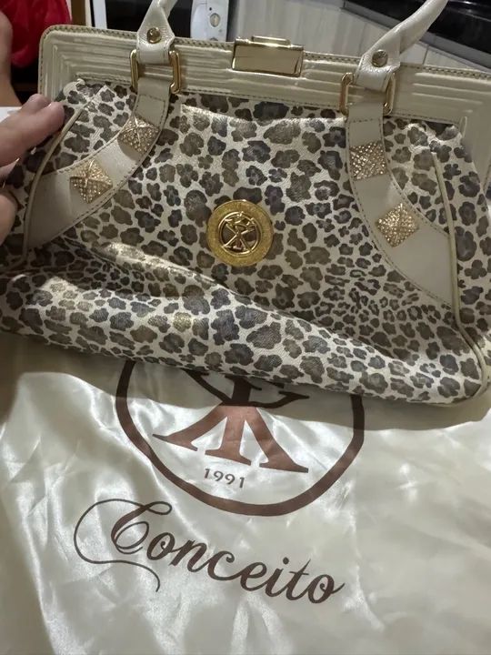 Bolsa de Luxo com Estampa Animal - Foto 3