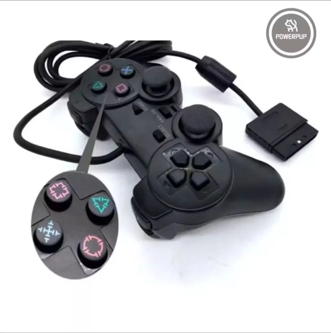 Controle DualShock para PS2  - Foto 4