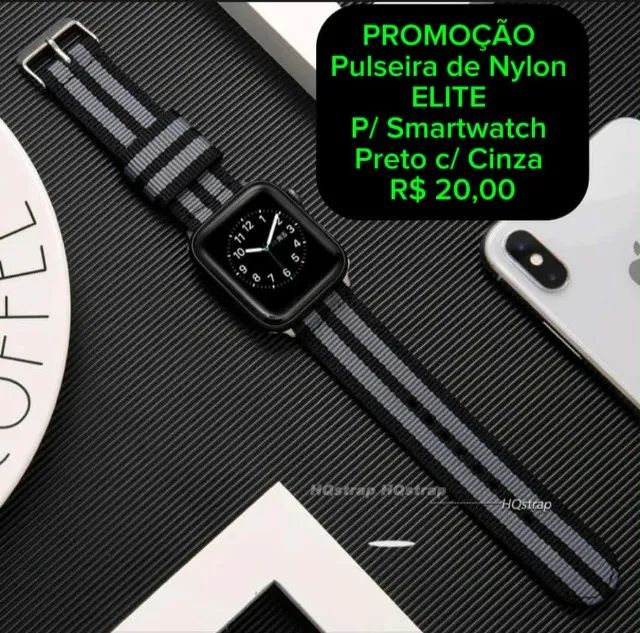 Pulseiras de Nylon Smartwatch PROMOÇÃO - Foto 5