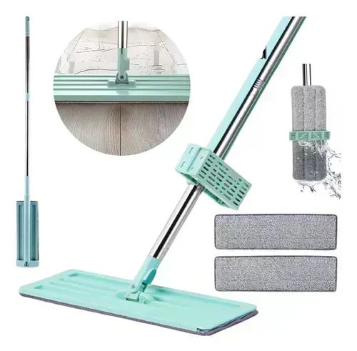 Rodo Mop Inteligente 360° Esfregão Flat Limpeza Microfibra