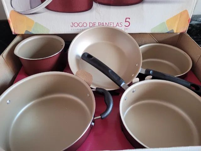 Jogo De Panelas Tramontina Versalhes Antiaderente 5 Peças - Foto 3