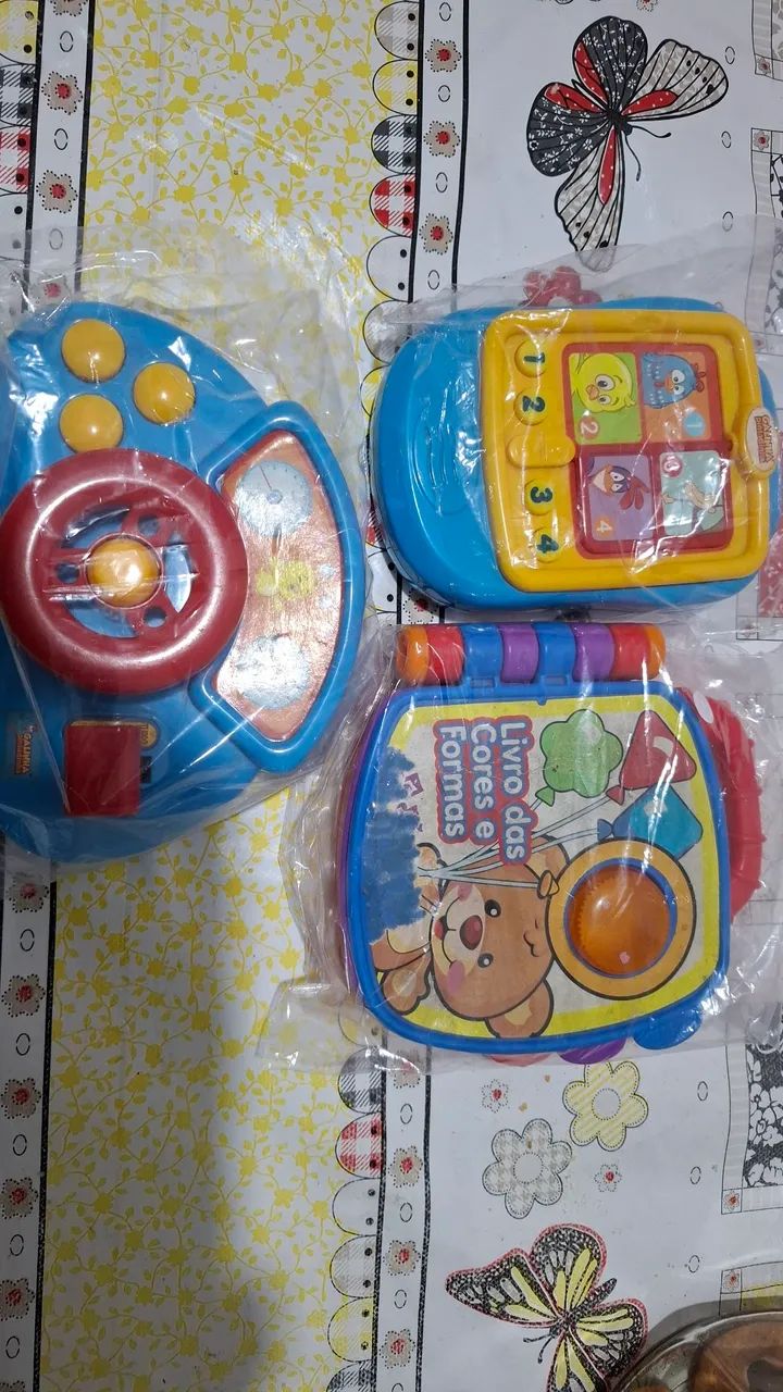 Lote brinquedos sonoros musicais Fisher price - Foto 2