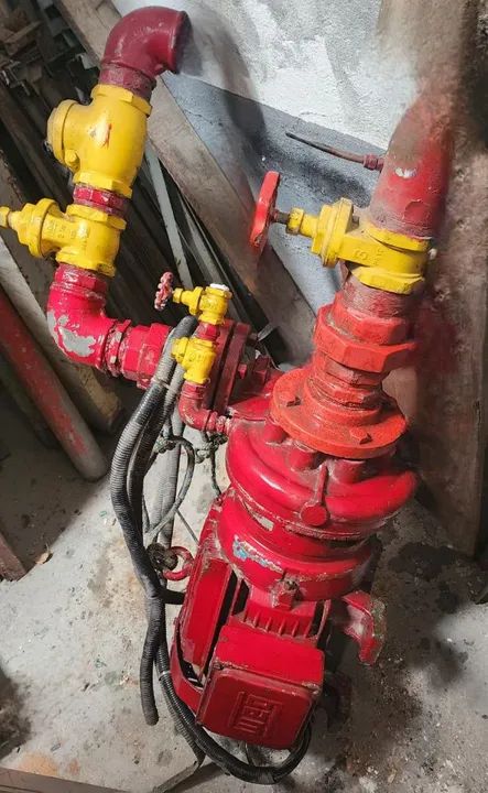 MOTOBOMBA HIDRANTE INCÊNDIO WEG COM CENTRAL ALARME, REGISTROS E TARRAXAS - Foto 2
