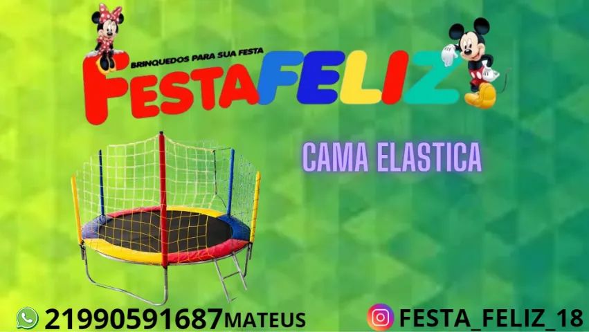 CAMA ELÁSTICA LOCAÇÃO