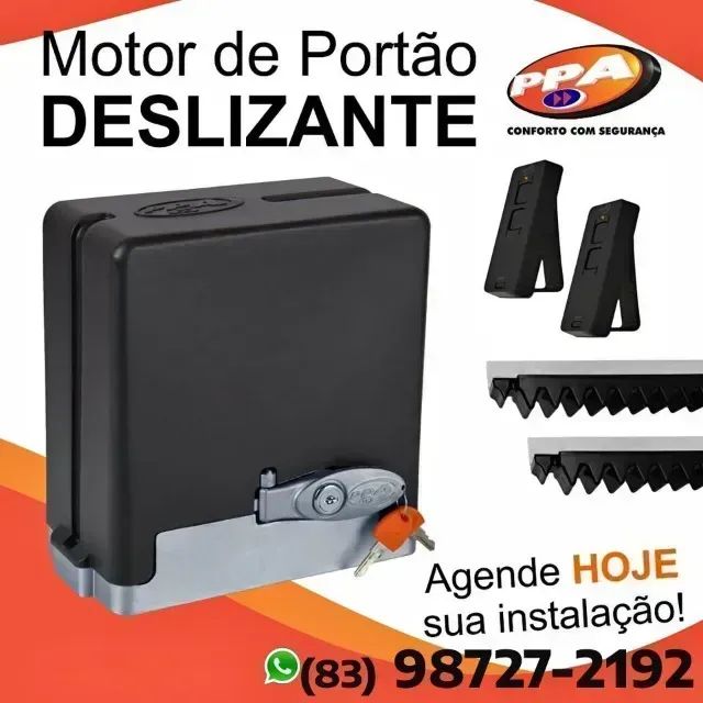 Motor Para Portão Deslizante - PPA 400 kg valor com instalaçao ja inclusa