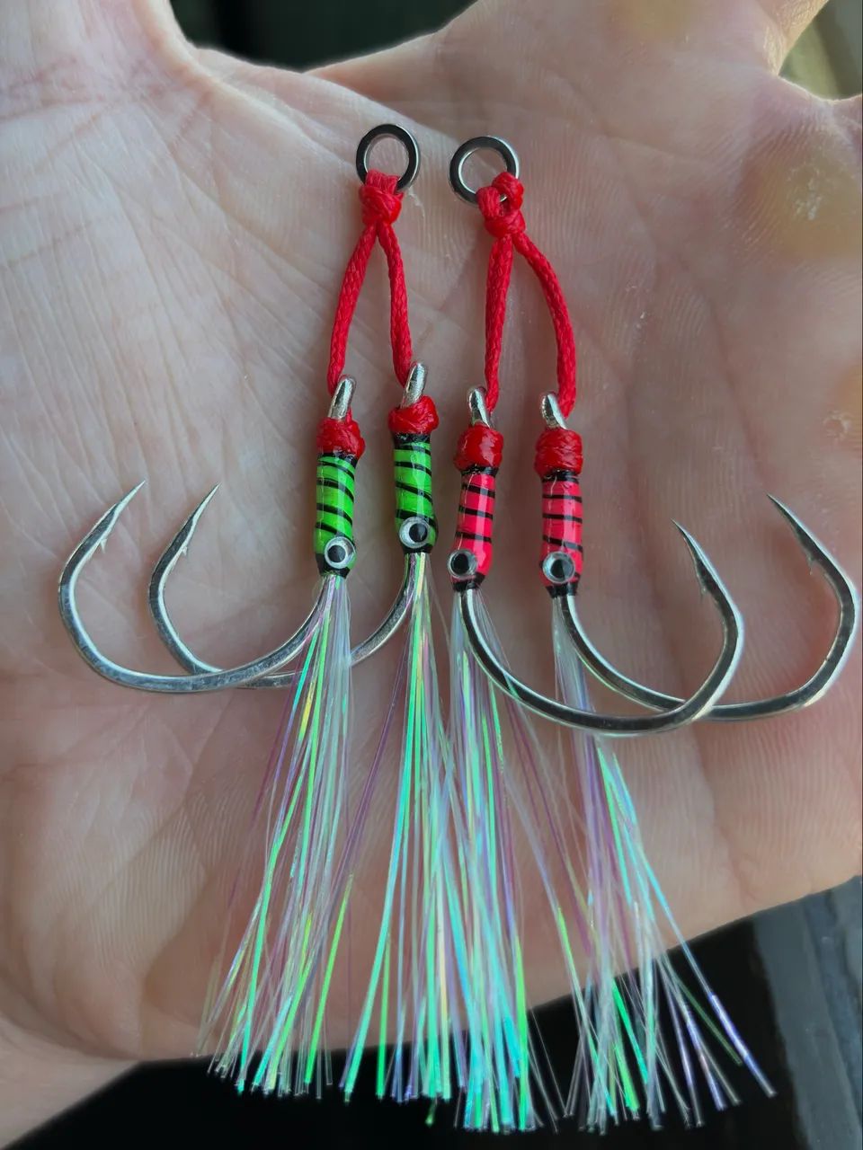 Assist Hook Duplo Anzol 4/0 - Com 4 Pares - Foto 4