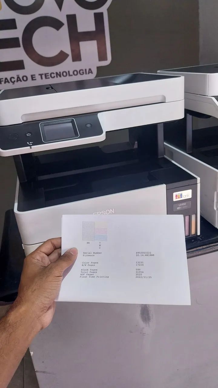 Impressora Multifuncional Epson L6490 ecotank dúplex automático com garantia  - Foto 2