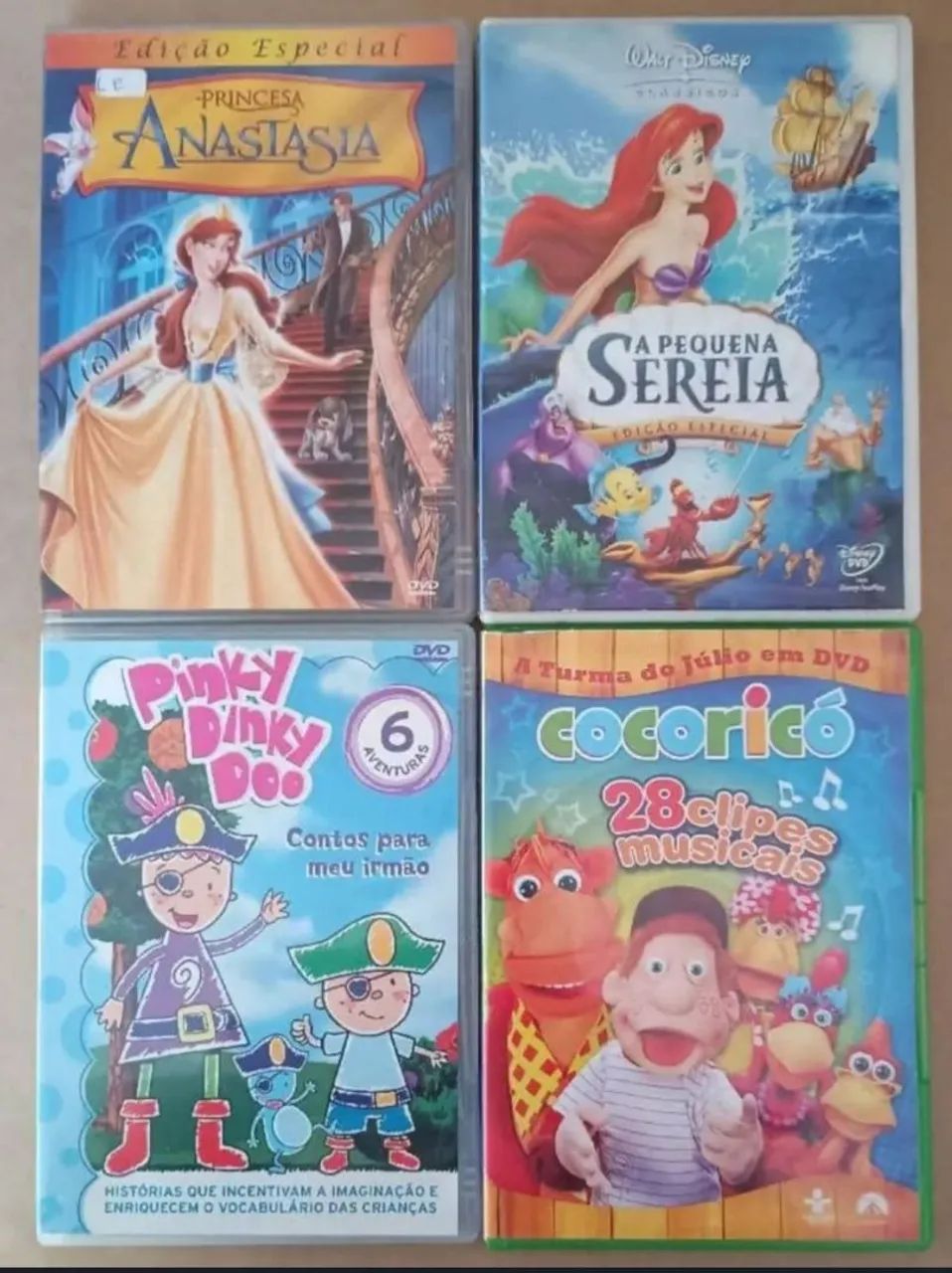 10 DVD's por 30,00 (Lote Infantil)