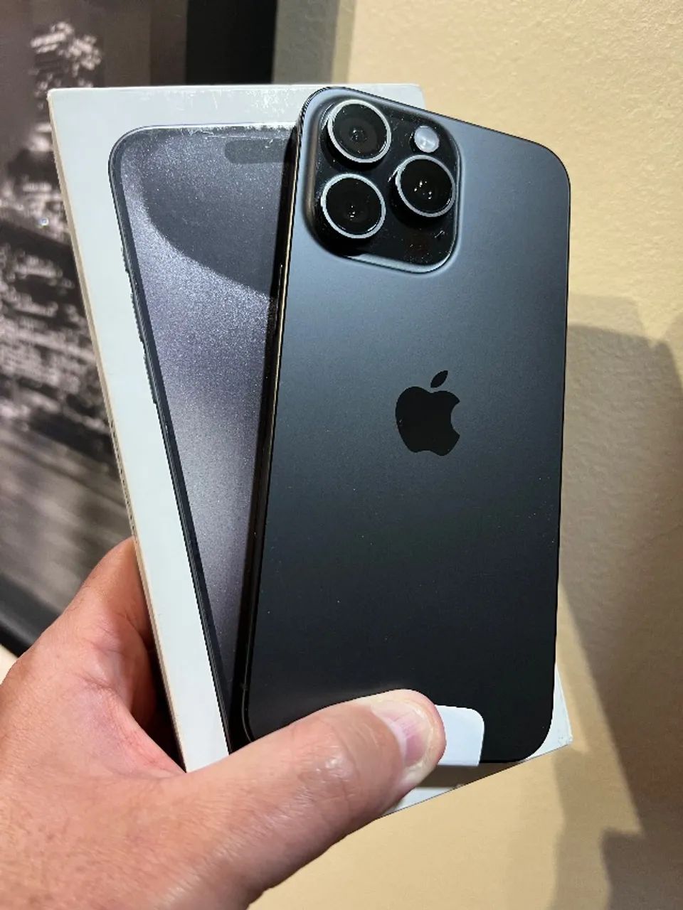 Iphone 15 Pro Max 256Gb Preto Seminovo Inteiro Original