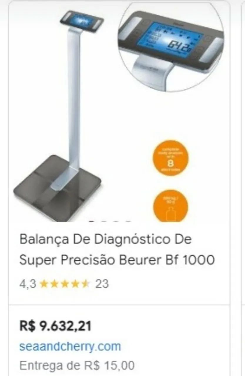Balança Digital Beurer BF 1000 SuperPrecision - Bluetooth - Foto 4