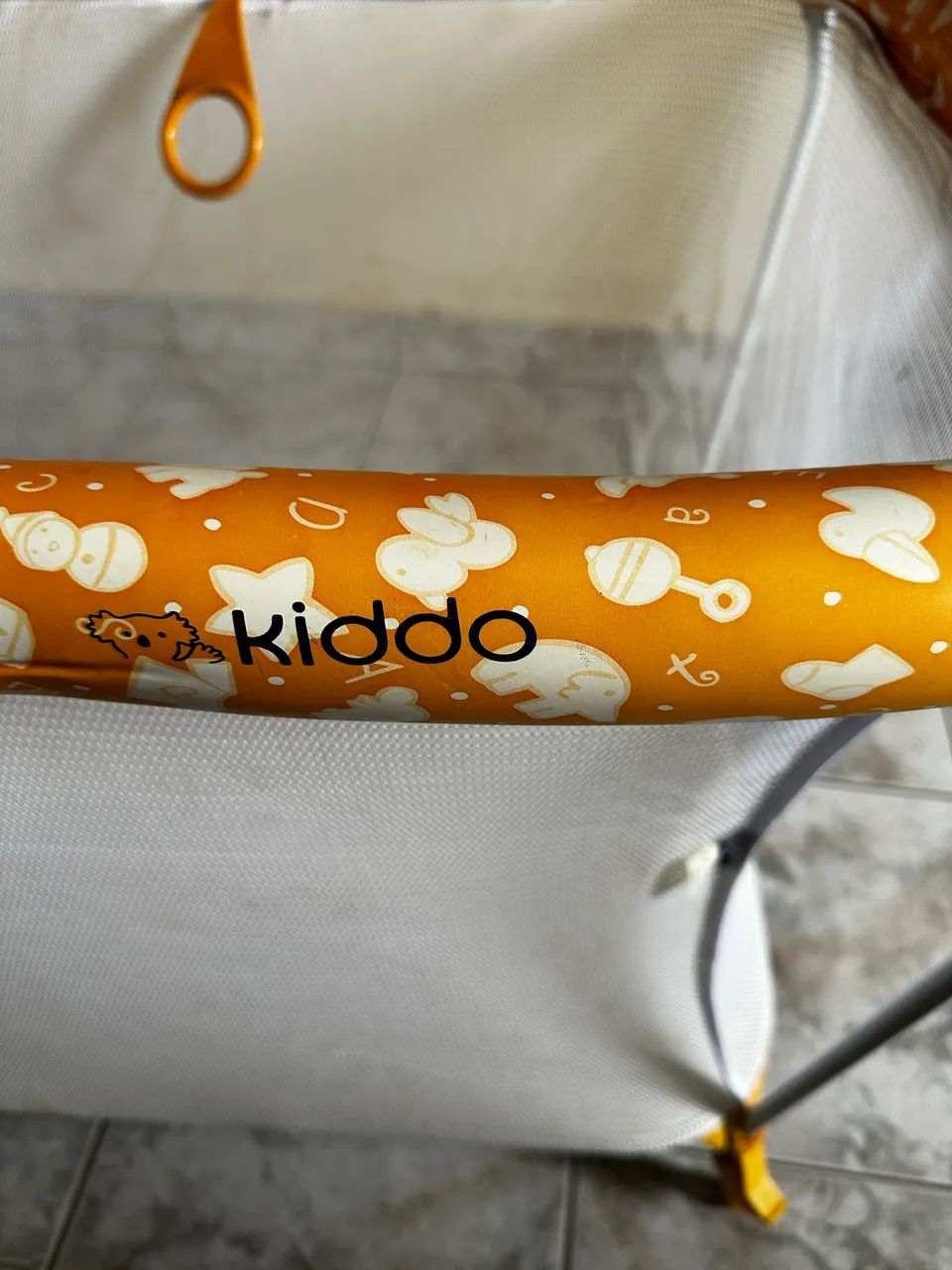 Cercado / chiqueirinho Kiddo (laranja/branco) - Foto 5