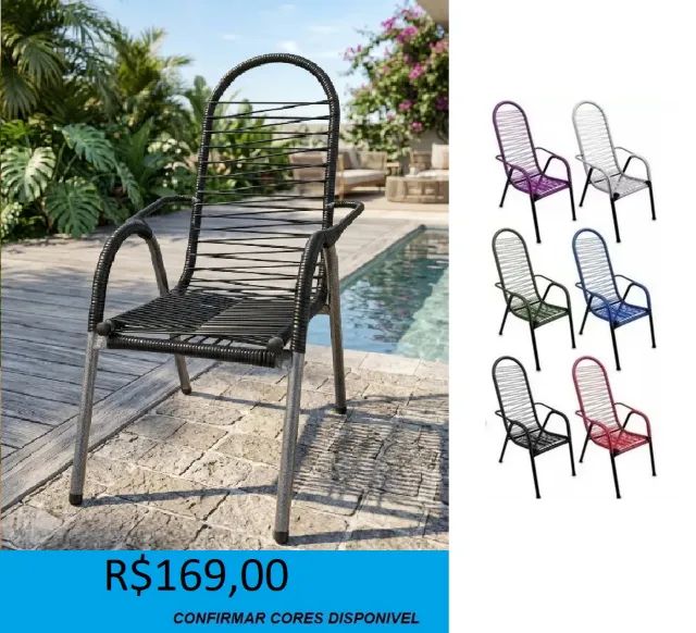 Cadeira de area fixa - temos a pronta entrega  - Foto 2
