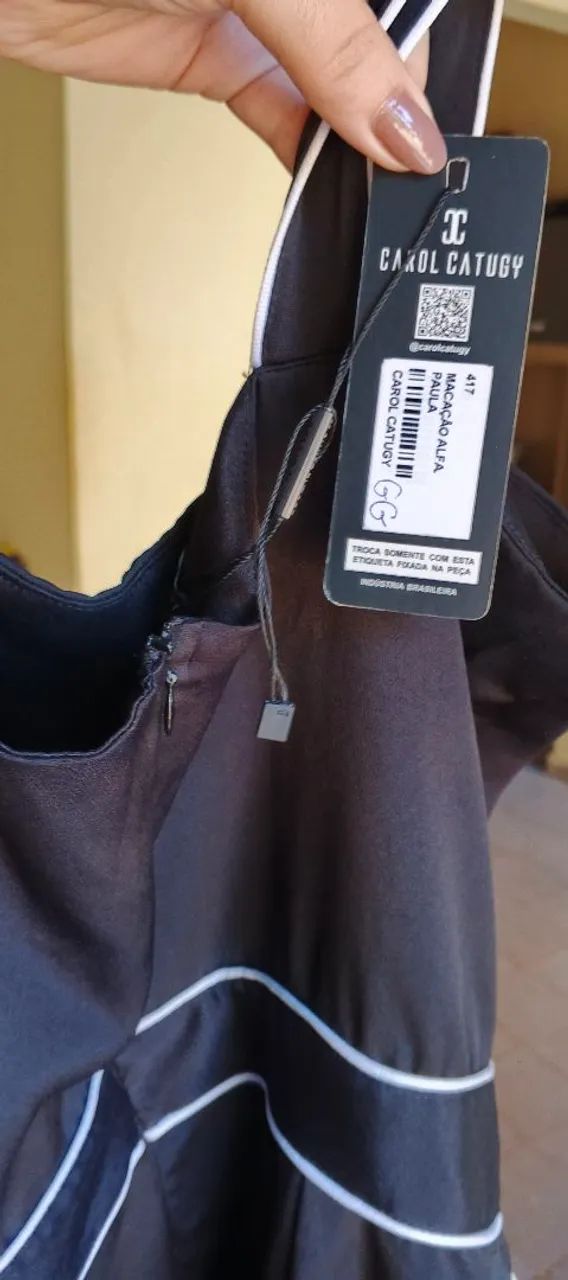 Macacão Preto GG  - Foto 3