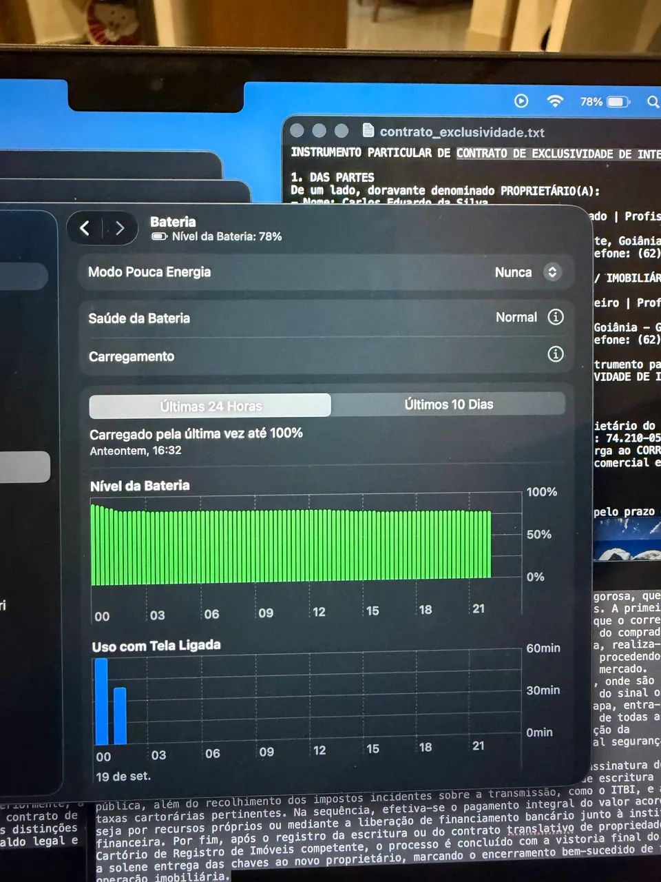 MacBook Air M5 13P 4 meses de uso preço de oportunidade  - Foto 5
