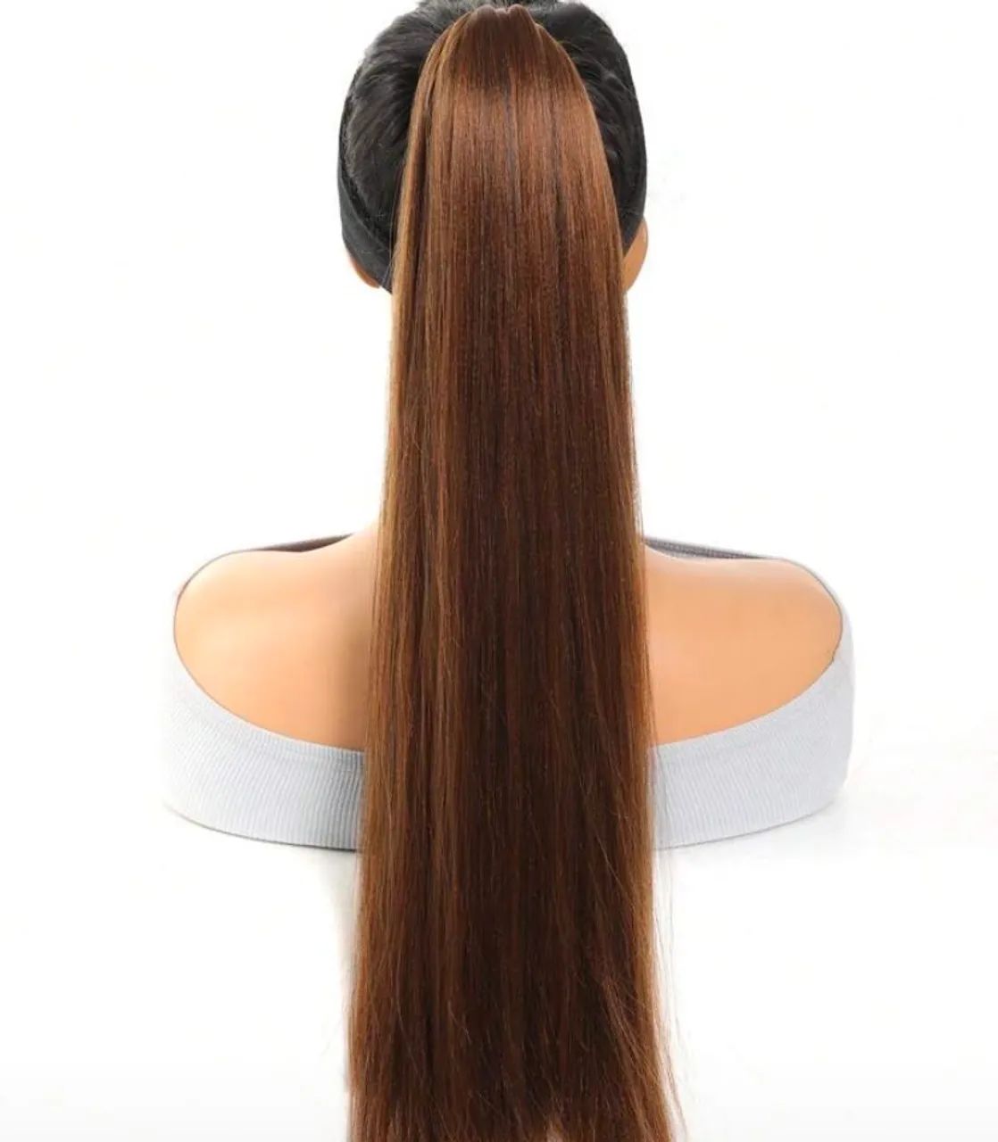 Rabo de cavalo longo,pega chapinha 